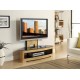 Curve 1230mm Wide Wooden TV Stand